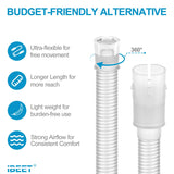 Tuyau IBEET à intérieur lisse favorisant une circulation d’air fluide.