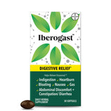 Iberogast Softgels, bouteille visible, soutien potentiel au confort digestif après repas.