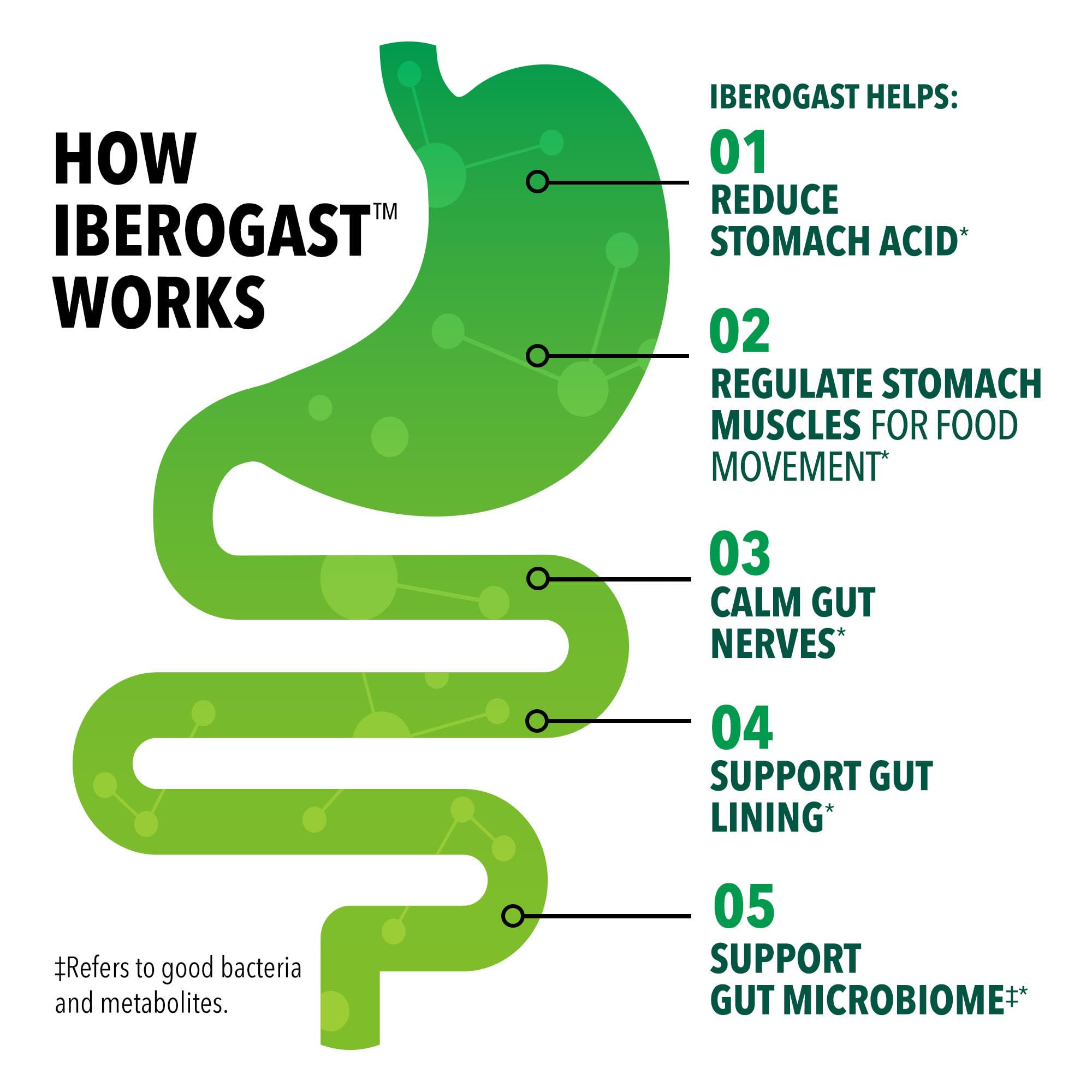 Iberogast Softgels, capsules visibles, soulagement possible des ballonnements.