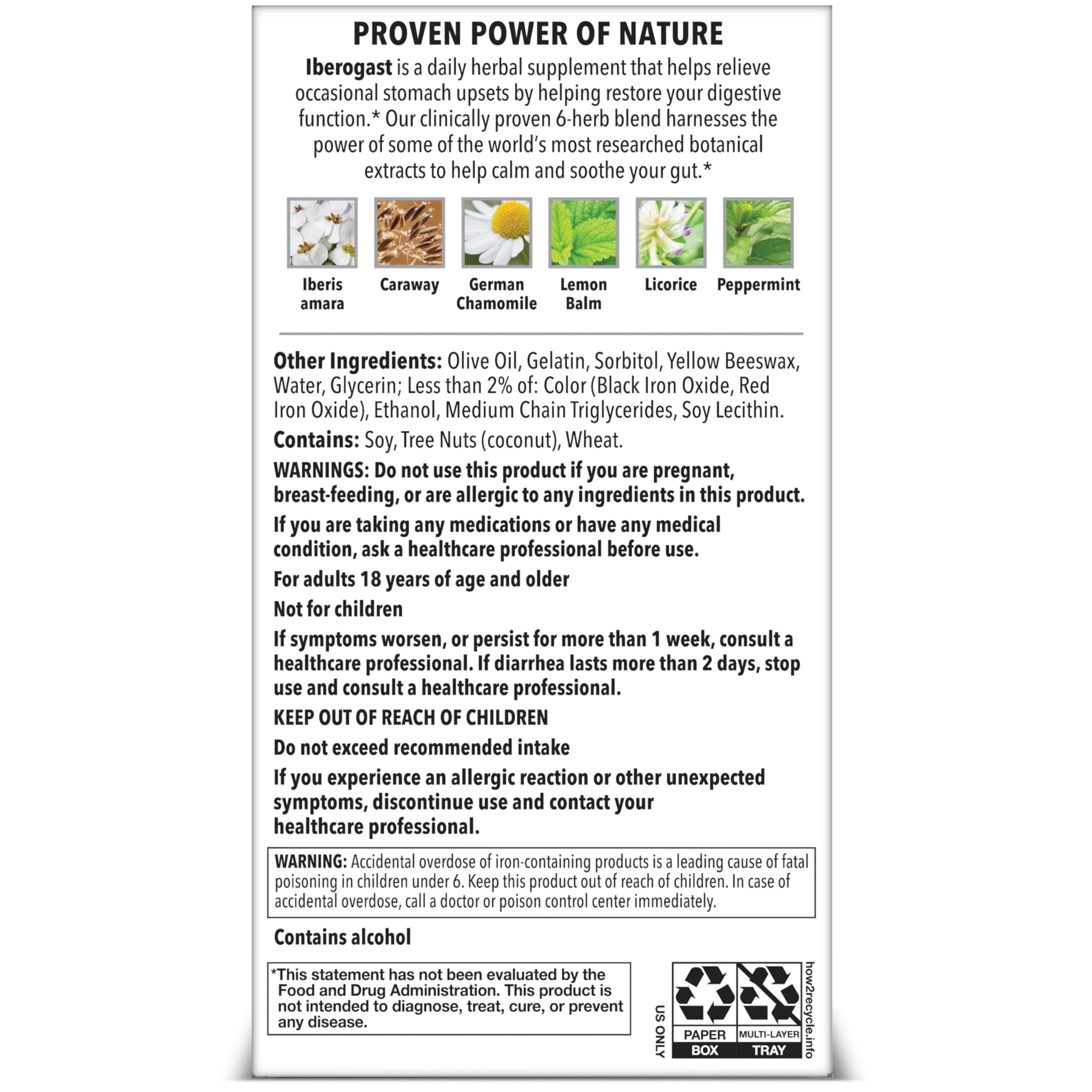 Iberogast Softgels, usage quotidien pratique pour le confort digestif.
