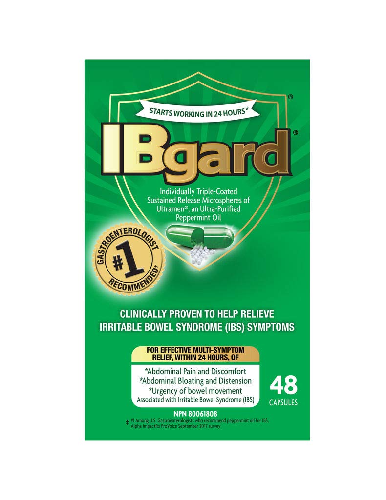 IBgard, bouteille 192 capsules, soutien potentiel du confort digestif au quotidien