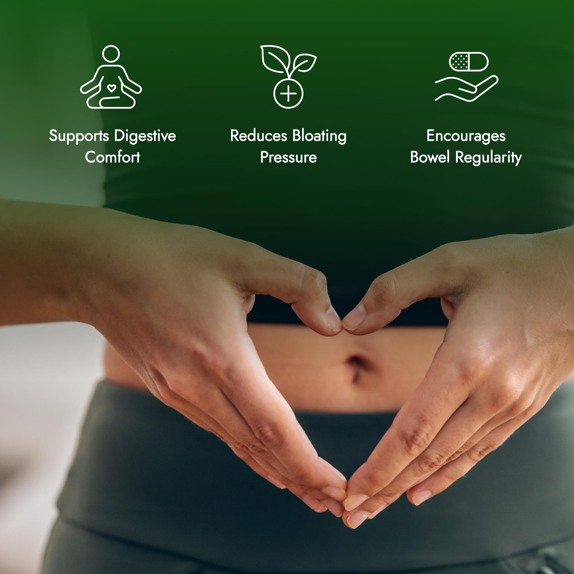IBS Clear capsules-bioperine: meilleure biodisponibilité des ingrédients.