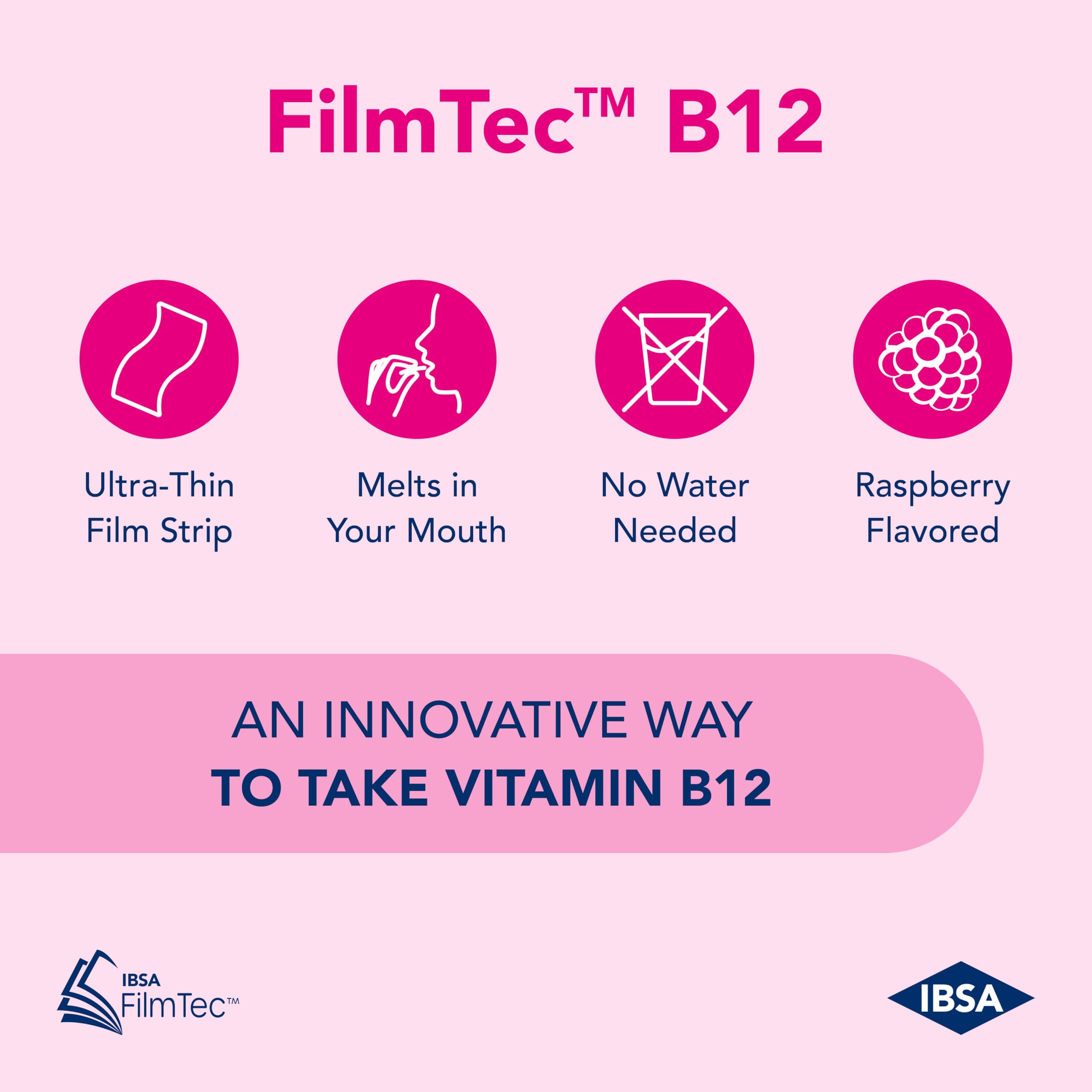 Ibsa FilmTec B12, prise sans eau, pratique en déplacement.