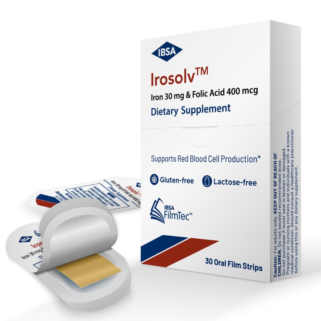 Ibsa Irosolv, films oraux dissolubles dans un emballage pratique pour usage nomade.