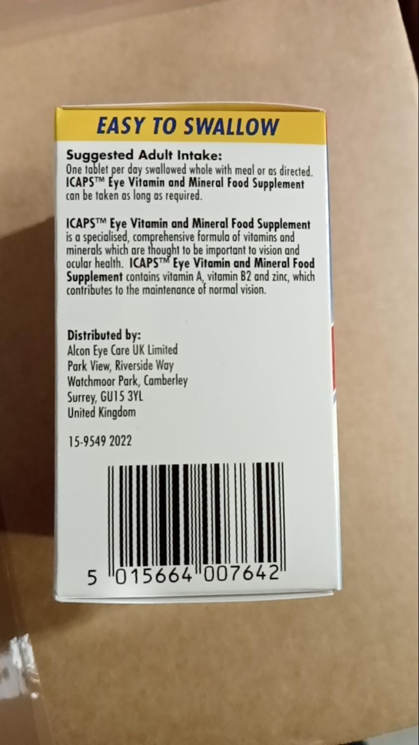 Emballage Icaps Extra Lutéine en lot 2, pratique pour la routine.