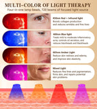 Masque Icbgre lumière bleue sur le visage pour l'acné et clarifier la peau.