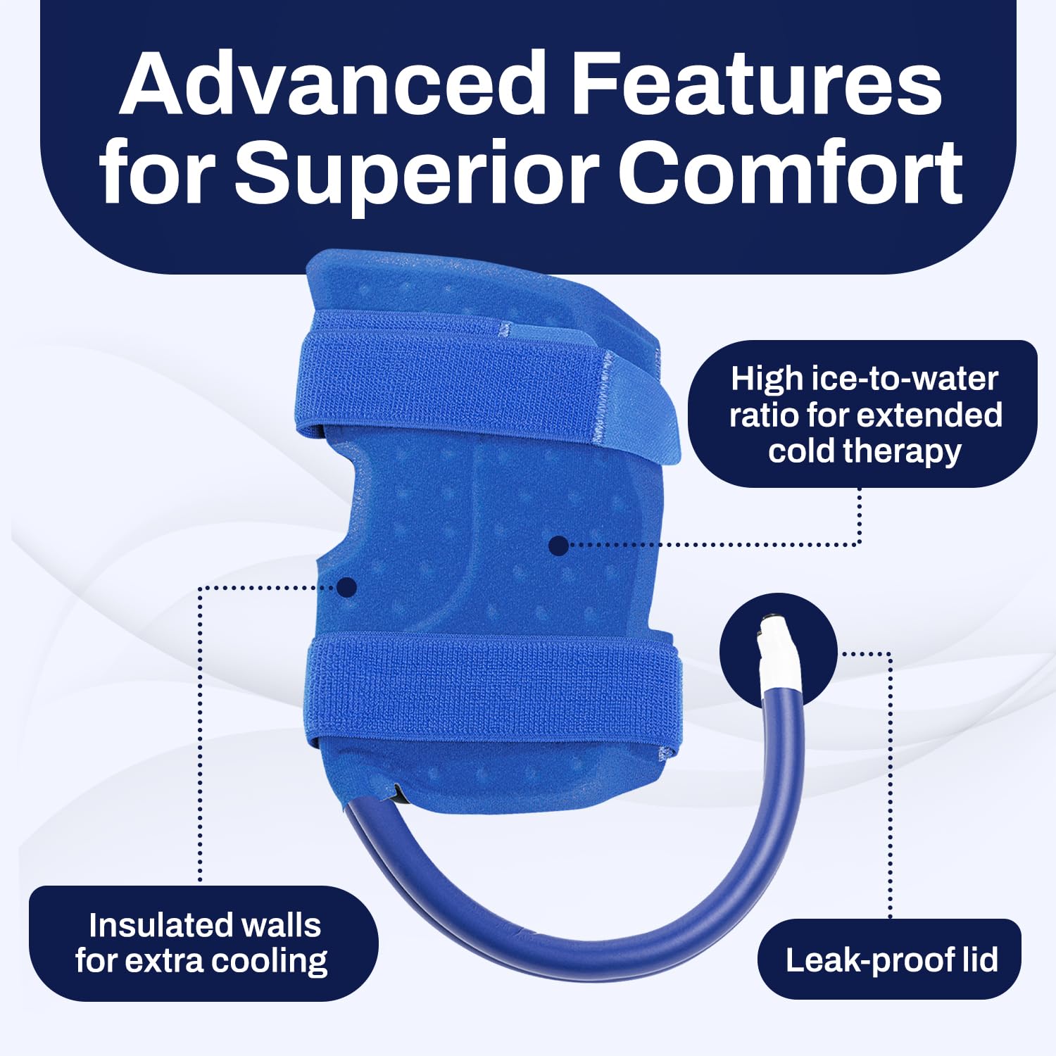 Ice Box Therapie froide continu: refroidissement constant pour le confort.