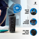 Ice Shaker avec infuseur fruits optionnel pour eau aromatisée maison.