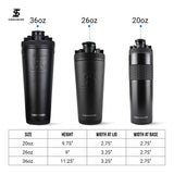 Ice Shaker – Lignes internes de mesure facilitent un mélange précis.