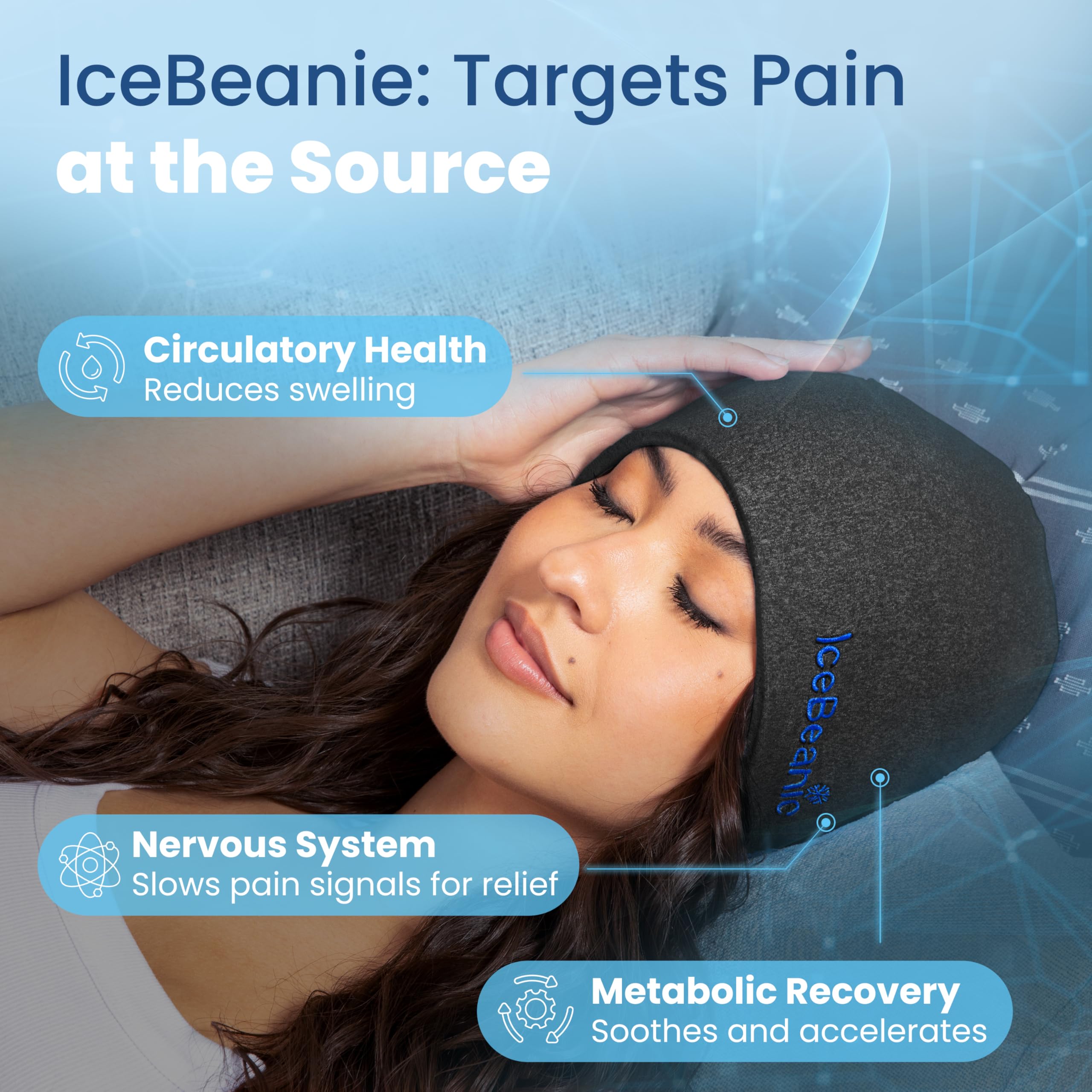 IceBeanie cap ajusté sans odeur pour un confort tout au long de la journée