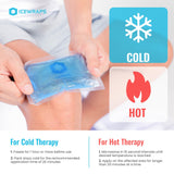 IceWraps application sur la cheville pour soutenir les soins après effort.