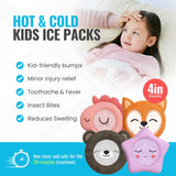 IceWraps compresse en forme d etoile de mer; réconfort doux lors du froid ou du chaud.