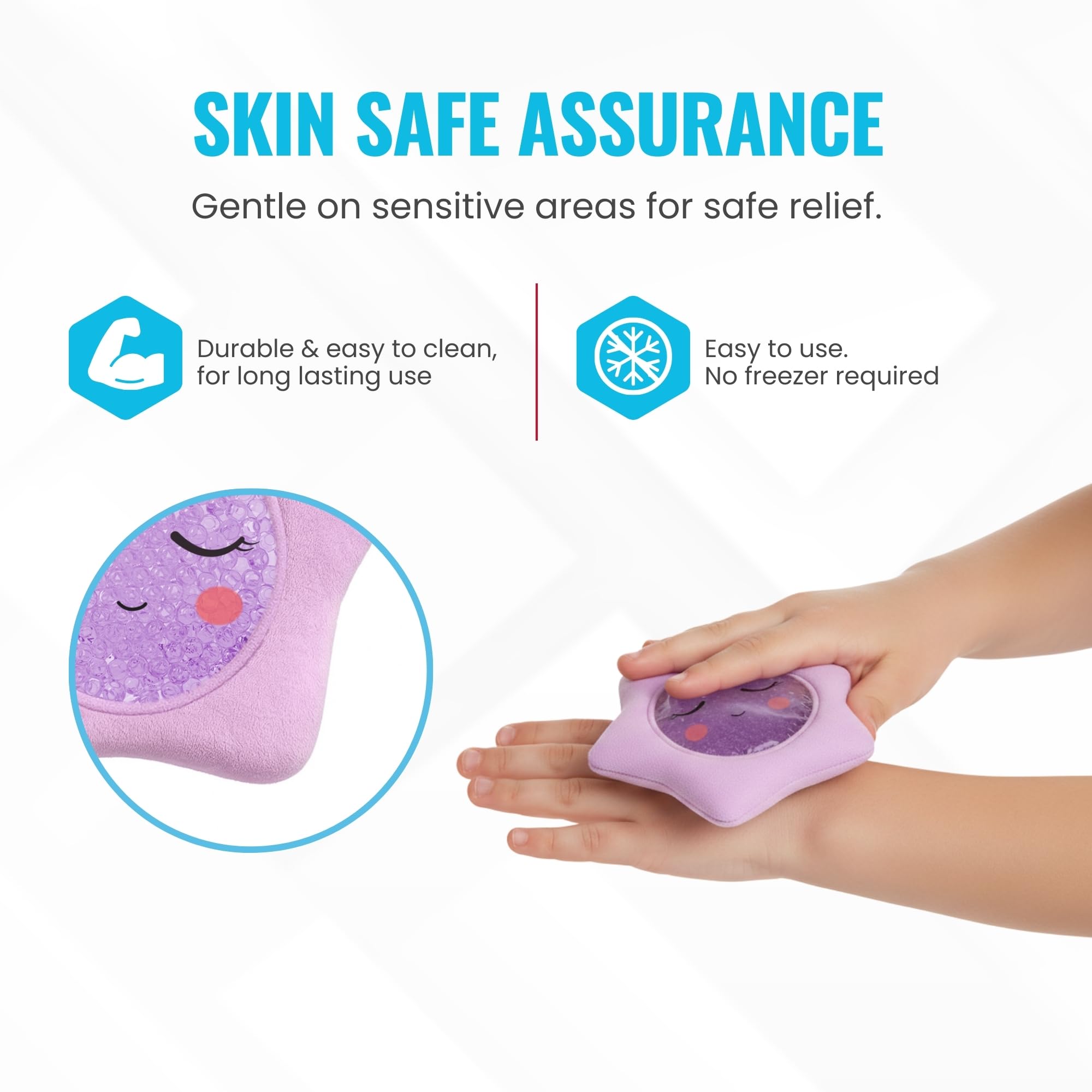 IceWraps compresse en forme de renard; application ciblée sur les blessures mineures.