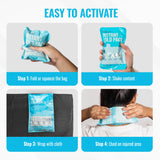 Emballage IceWraps cinquante pièces prêt à l emploi en kits premiers secours.