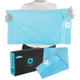 ICEWRAPS Extra Cover 12x21 bleu-tissu : protection douce contre condensation.