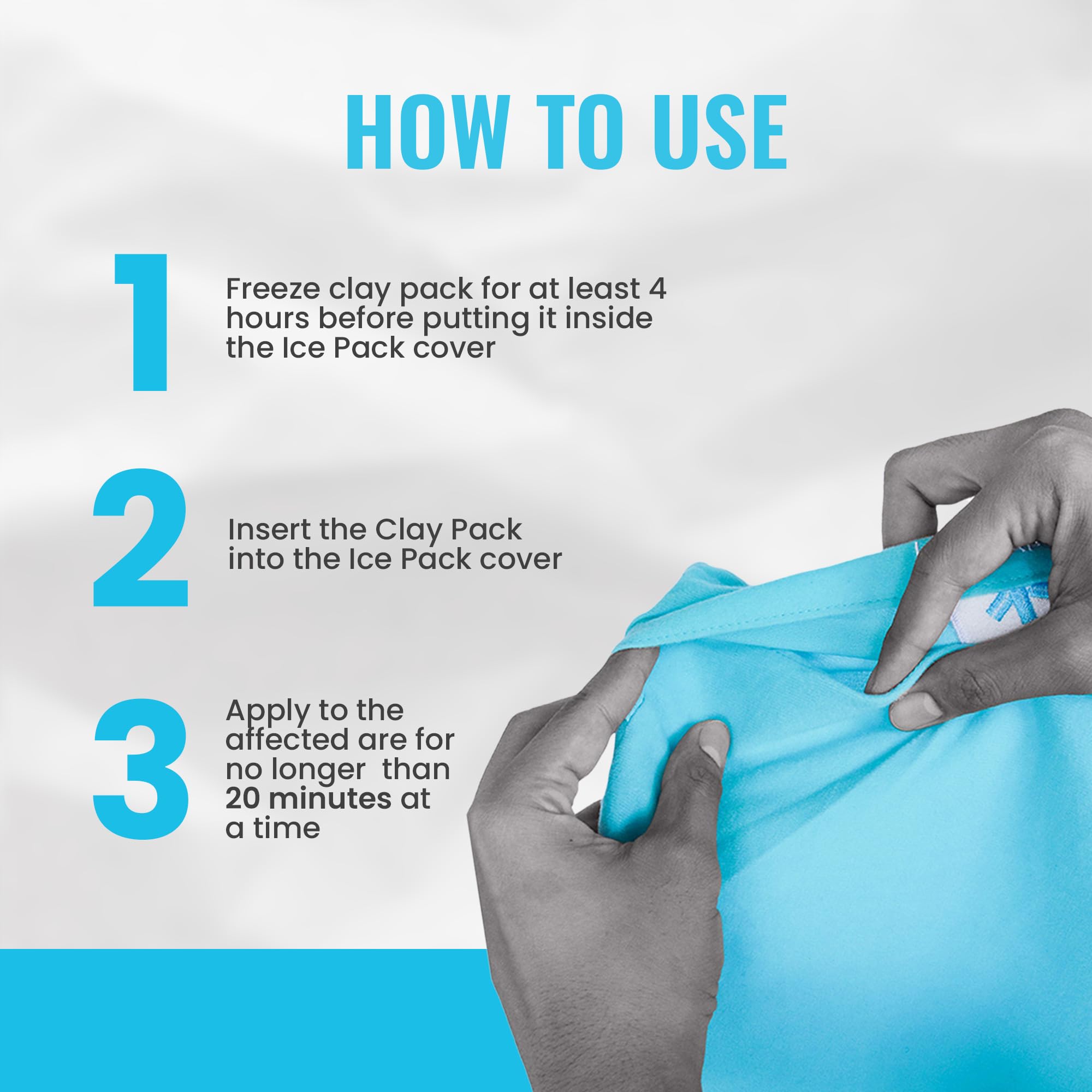 ICEWRAPS Extra Cover 12x21 douceur-de-surface : toucher agréable.