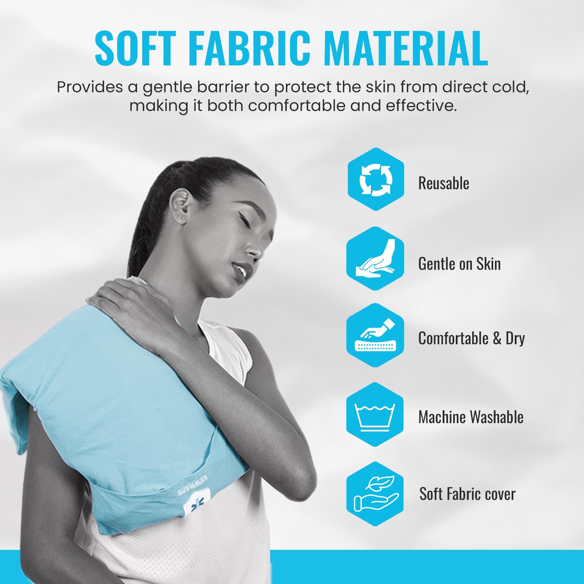 ICEWRAPS Extra Cover 12x21 protection-condensation : surface confortable.