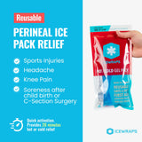 ICEWRAPS poche gel flexible chaud : chaleur apaisante pour les muscles.
