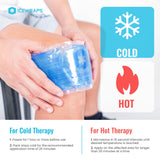 ICEWRAPS utilisation dos et cou : contour flexible pour le confort.