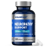 Pilules icolorfuled neuropathie, soutien potentiel des nerfs et confort.
