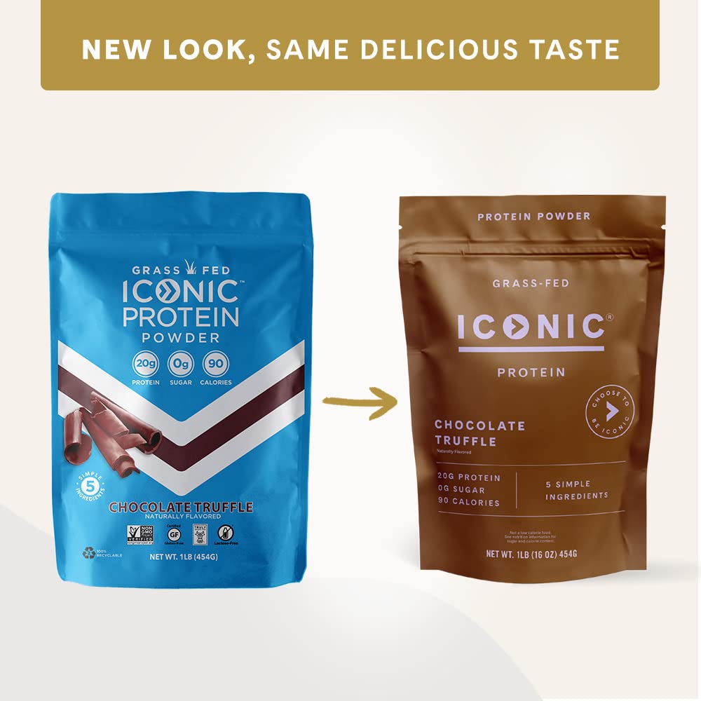 Iconic Protéine Chocolat Truffe, boisson chaude, parfait pour une dose protéique chaude.