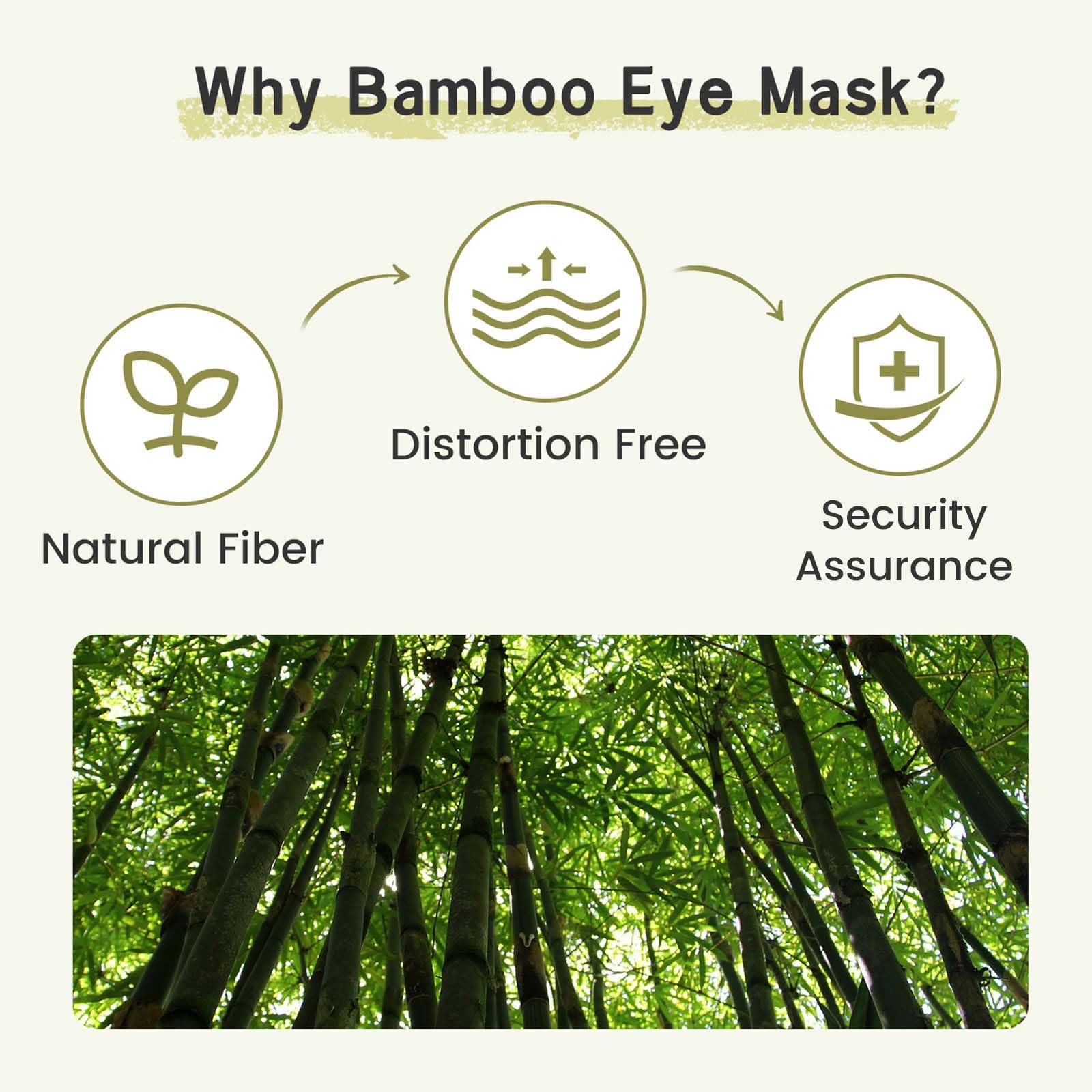 Masque iCooBreeze douceur peau: fibres de bambou respectueuses de la peau.