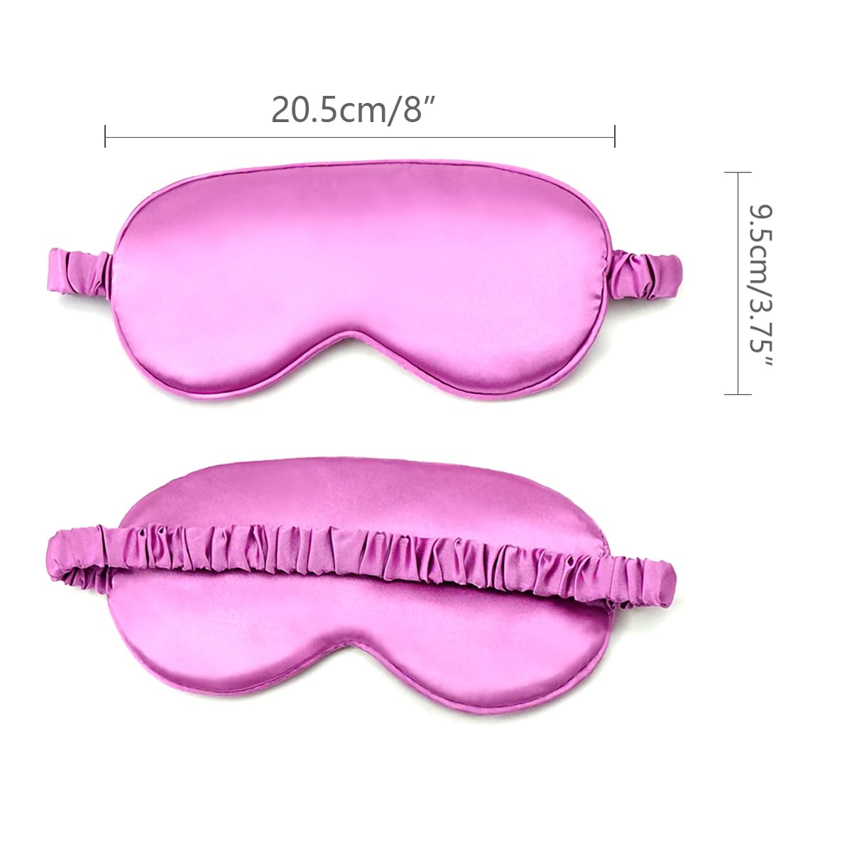 ICSTM masque anti-lumière en soie favorisant des siestes profondes.