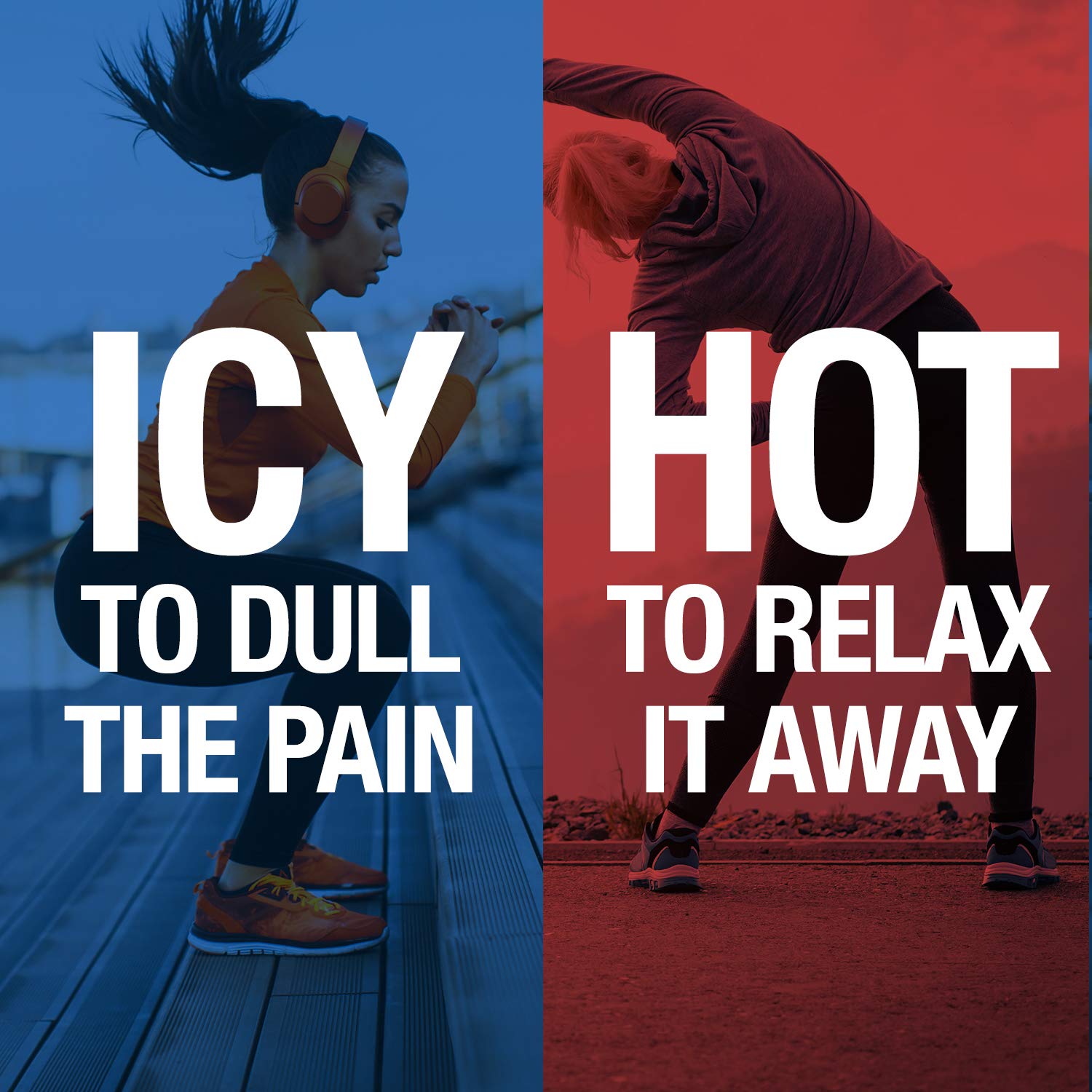Bouteille Icy Hot pratique pour les trajets.