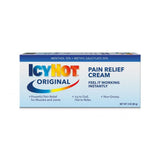 Etiquette claire Icy Hot facilitant l utilisation a domicile.