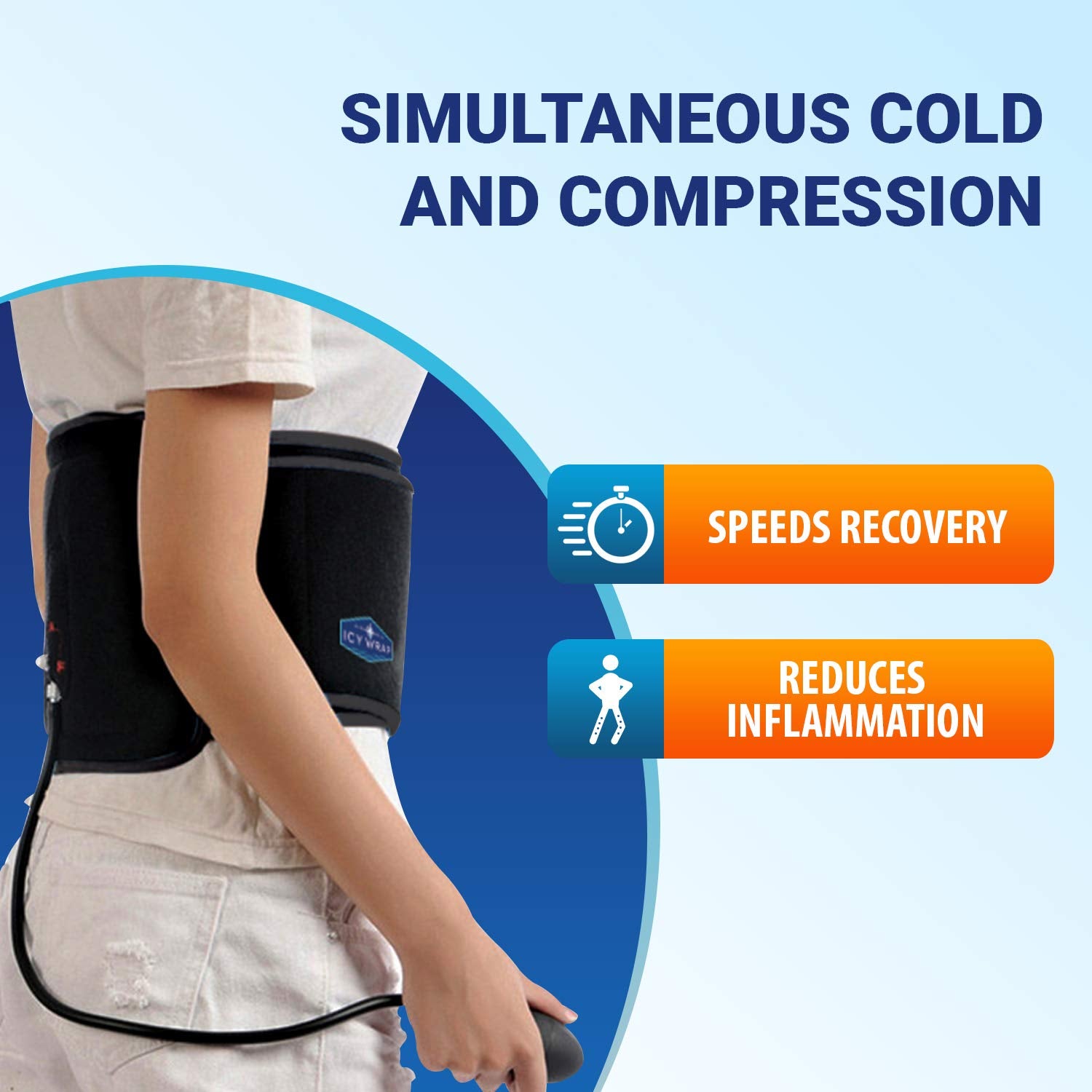 Icy Wrap doublures-gel-amovibles facilitent la réutilisation au congélateur.