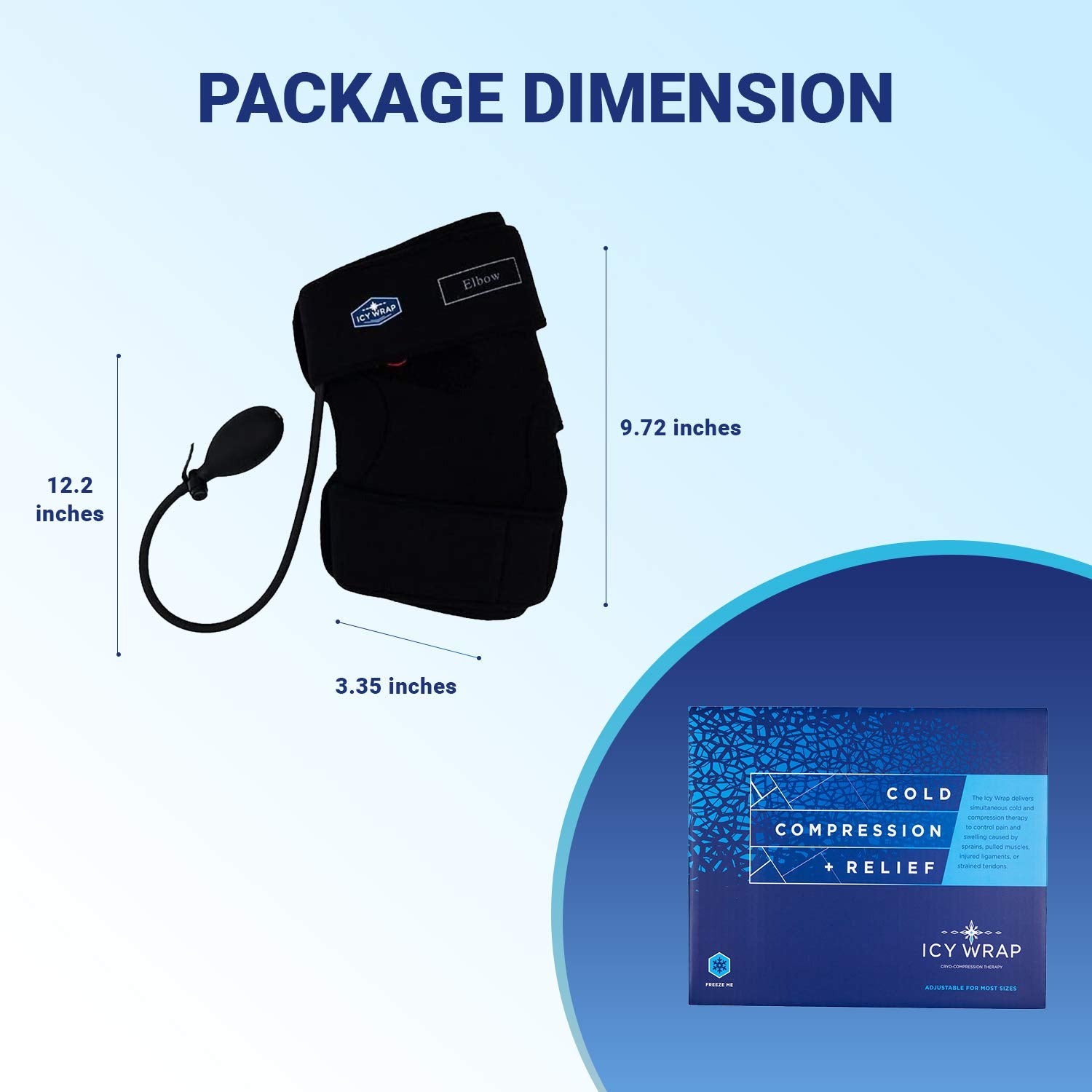 Icy Wrap therapie-froid-rapide: soulagement par compression cryo lorsque nécessaire.