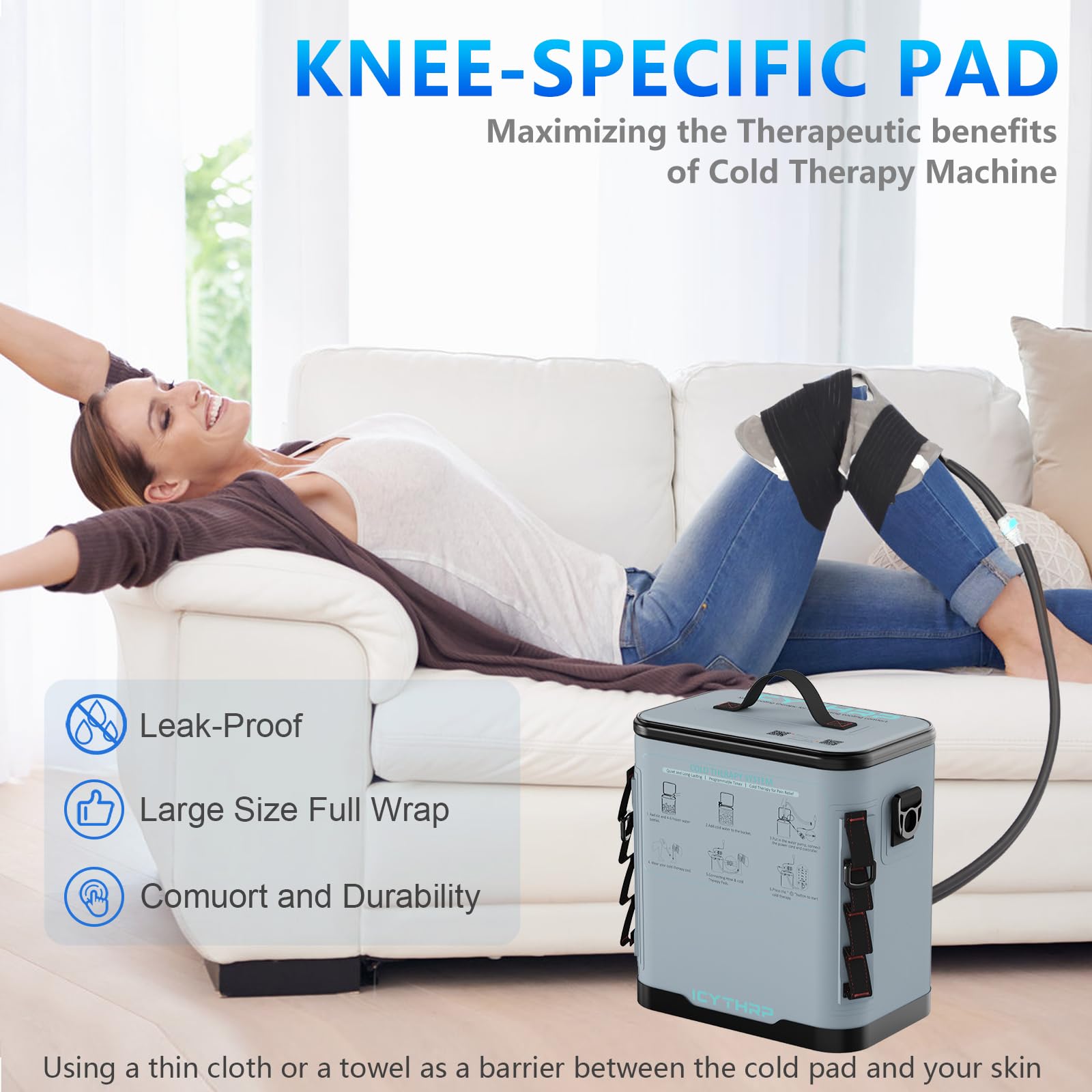 ICYTHRP réservoir isolé trois niveaux - thérapie durable sans remplacement fréquent.