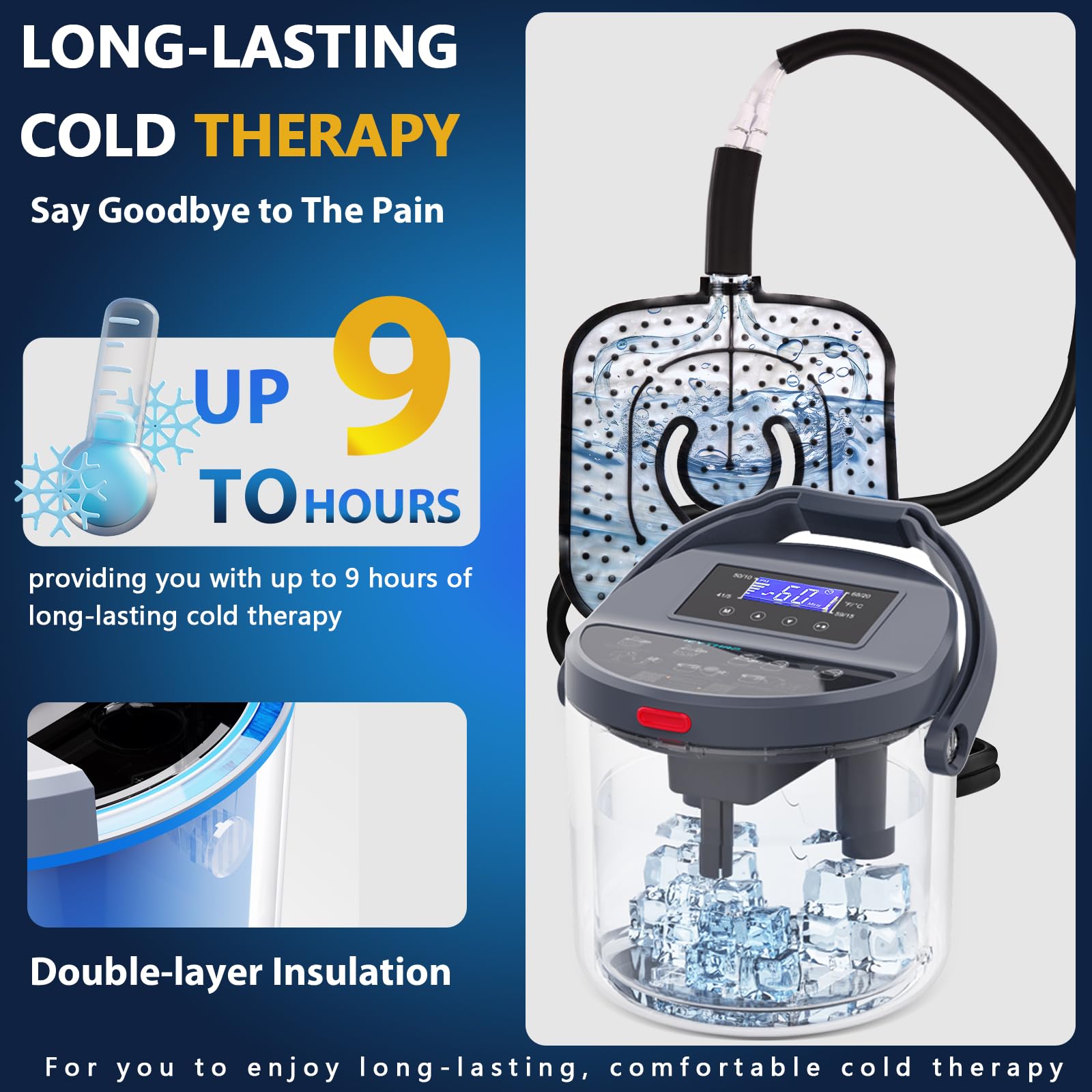 ICYTHRP thérapie glace épaule-genou, récupération après chirurgie.