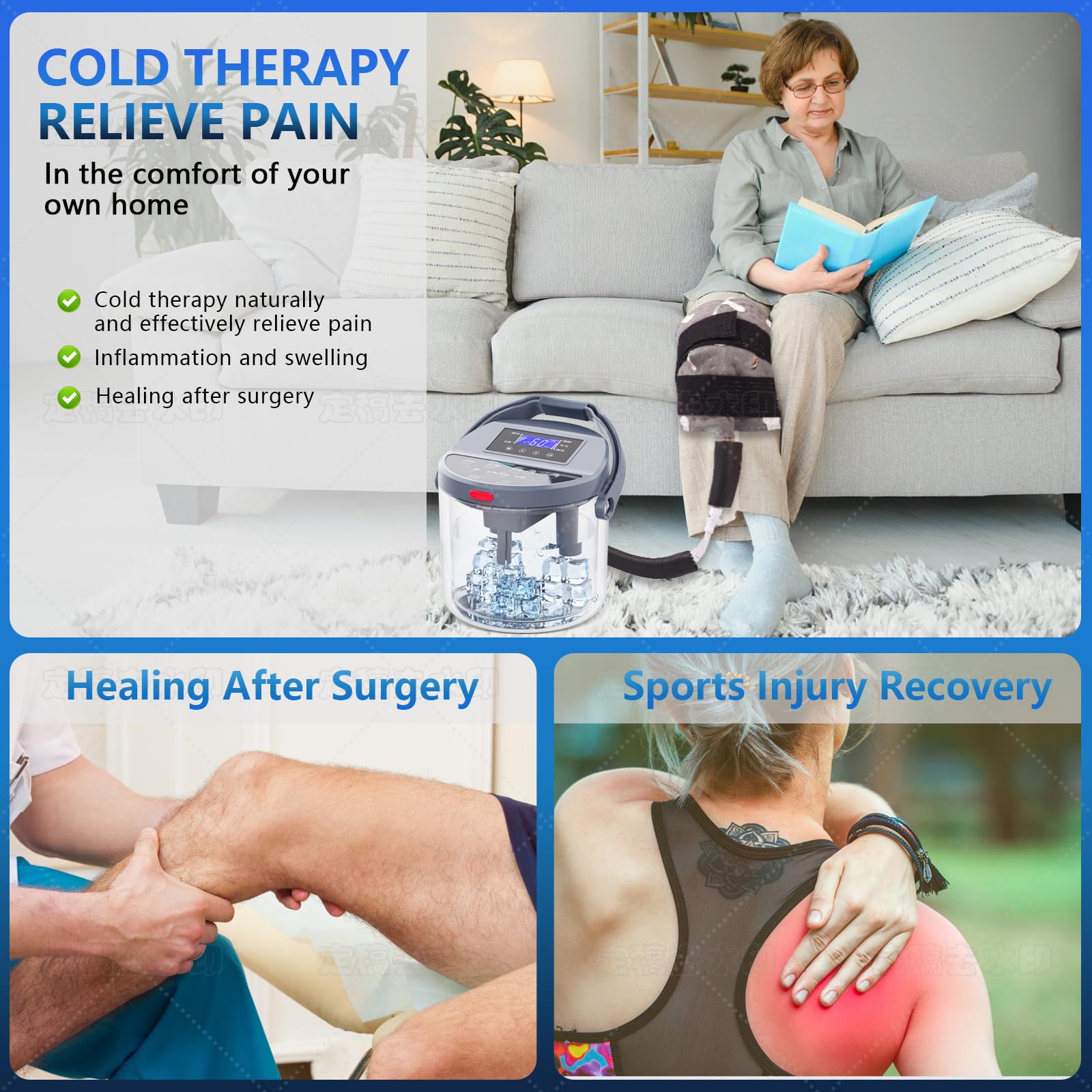ICYTHRP utilisation post-chirurgie, thérapie froide ciblée adaptée.