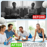 ICYVIBES: tablettes eau hydrogène en dissolution progressive, goût frais et naturel.
