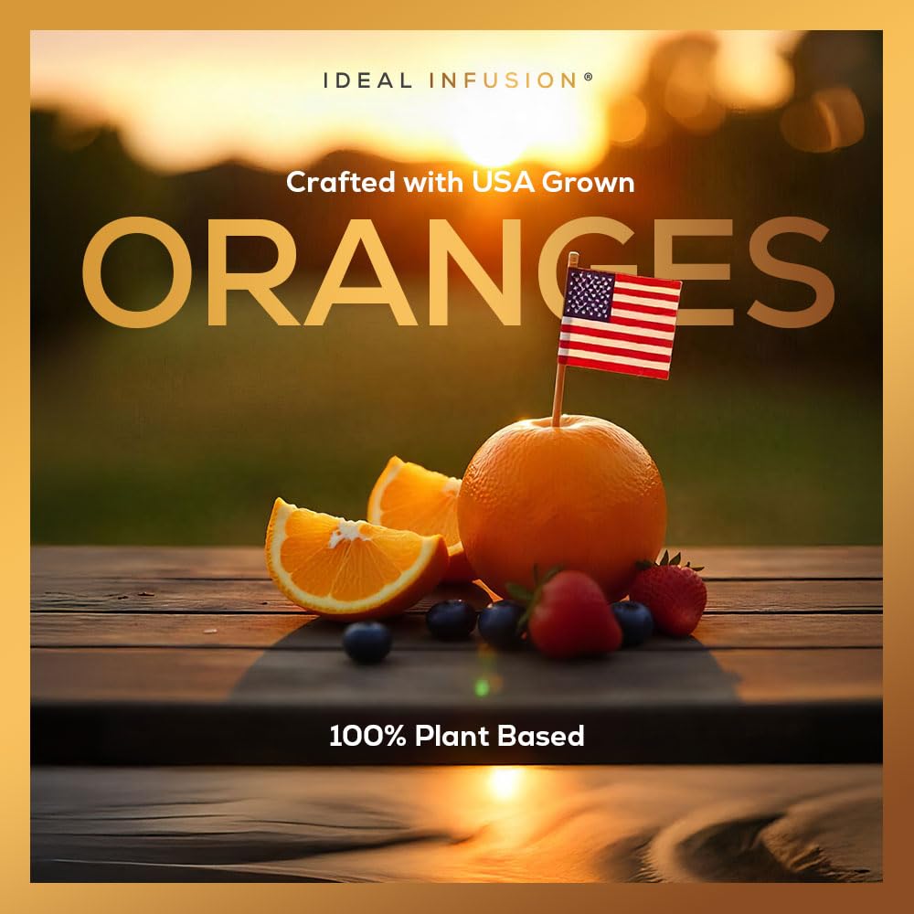 Ideal Infusion Vitamine C: produit végan sans OGM pour un mode de vie.