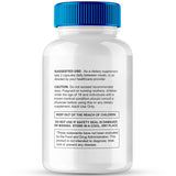 Étiquette Aqua Sculpt montrant le visuel naturel et les éléments keto.