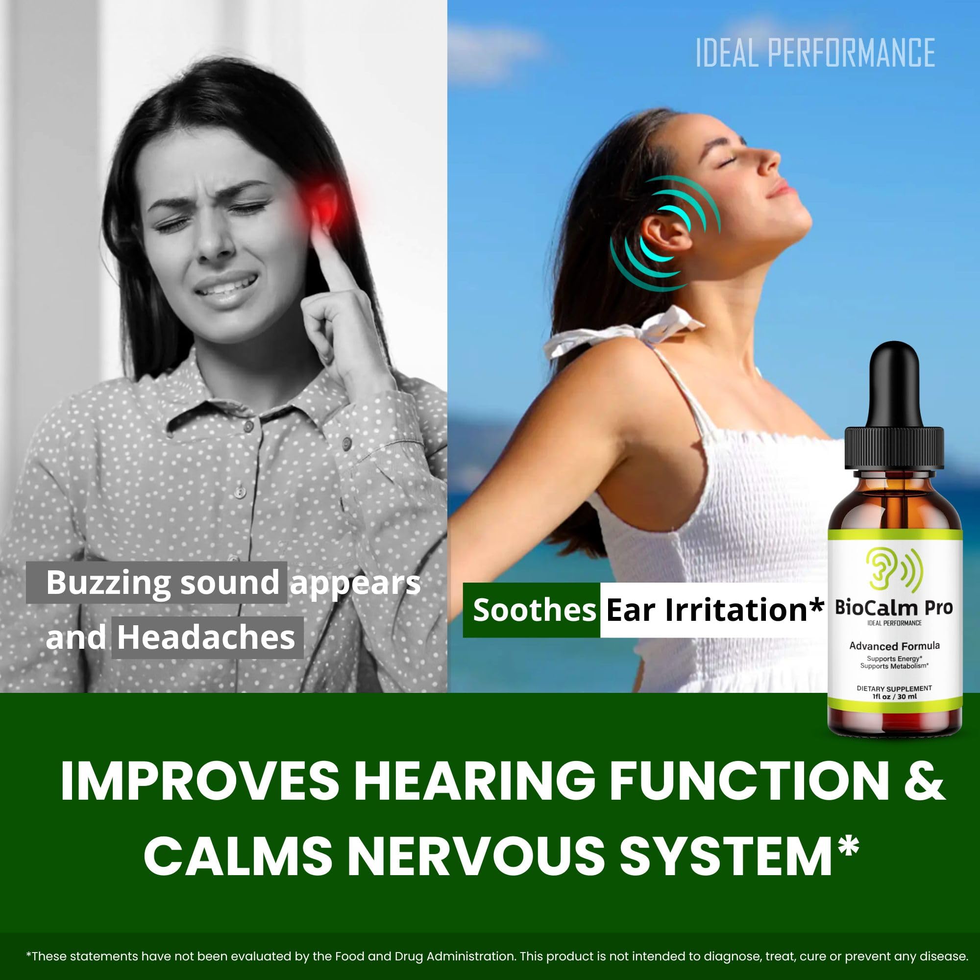 IDEAL PERFORMANCE Bio Calm Pro gouttes – utilisation nocturne pour soutenir le repos