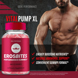 Arôme fruits rouges des gommes Eros Bites, saveur naturelle