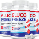 GlucoFreeze IDEAL PERFORMANCE: capsules visibles, soutien potentiel au quotidien pour le bien-être.