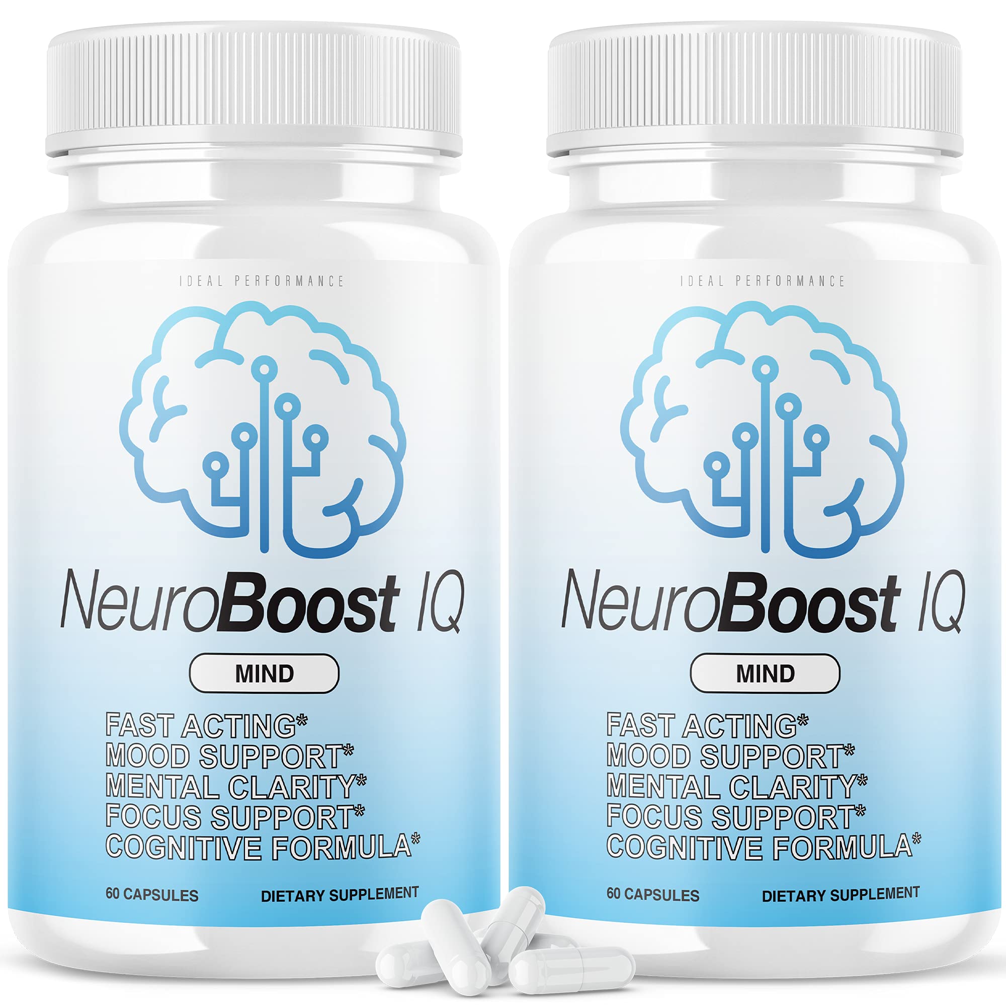 IDEAL PERFORMANCE Neuro Boost IQ - gélules pratiques pour la concentration