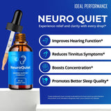 NeuroQuiet formule-naturelle-gouttes par IDEAL PERFORMANCE, solution naturelle pour votre routine auditives.