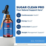 Sugar Clean Pro Gouttes, emballage pratique et pack cinq pour la flexibilité.
