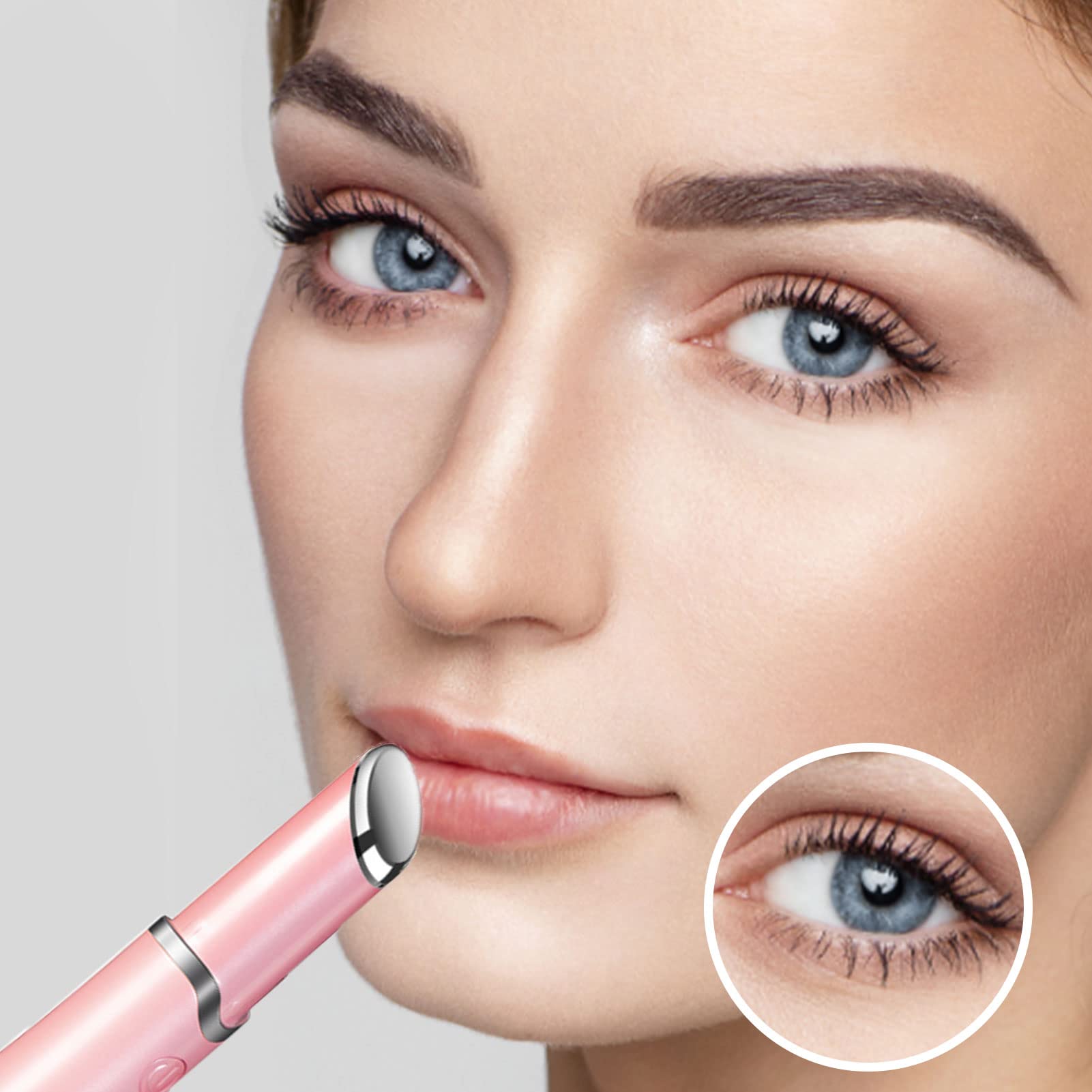 Ideal Swan Eye Massager Rose – batterie rechargeable offrant jusqu’à 120 minutes.