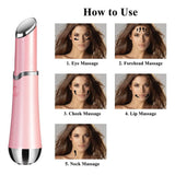 Ideal Swan Eye Massager Rose – bouton d’alimentation et arrêt automatique.