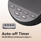 Idealsleep 32 niveaux de volume pour adapter le son à chaque situation.