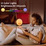 iDealSleep lumière nuit: cycle lumineux et 12 couleurs d'ambiance