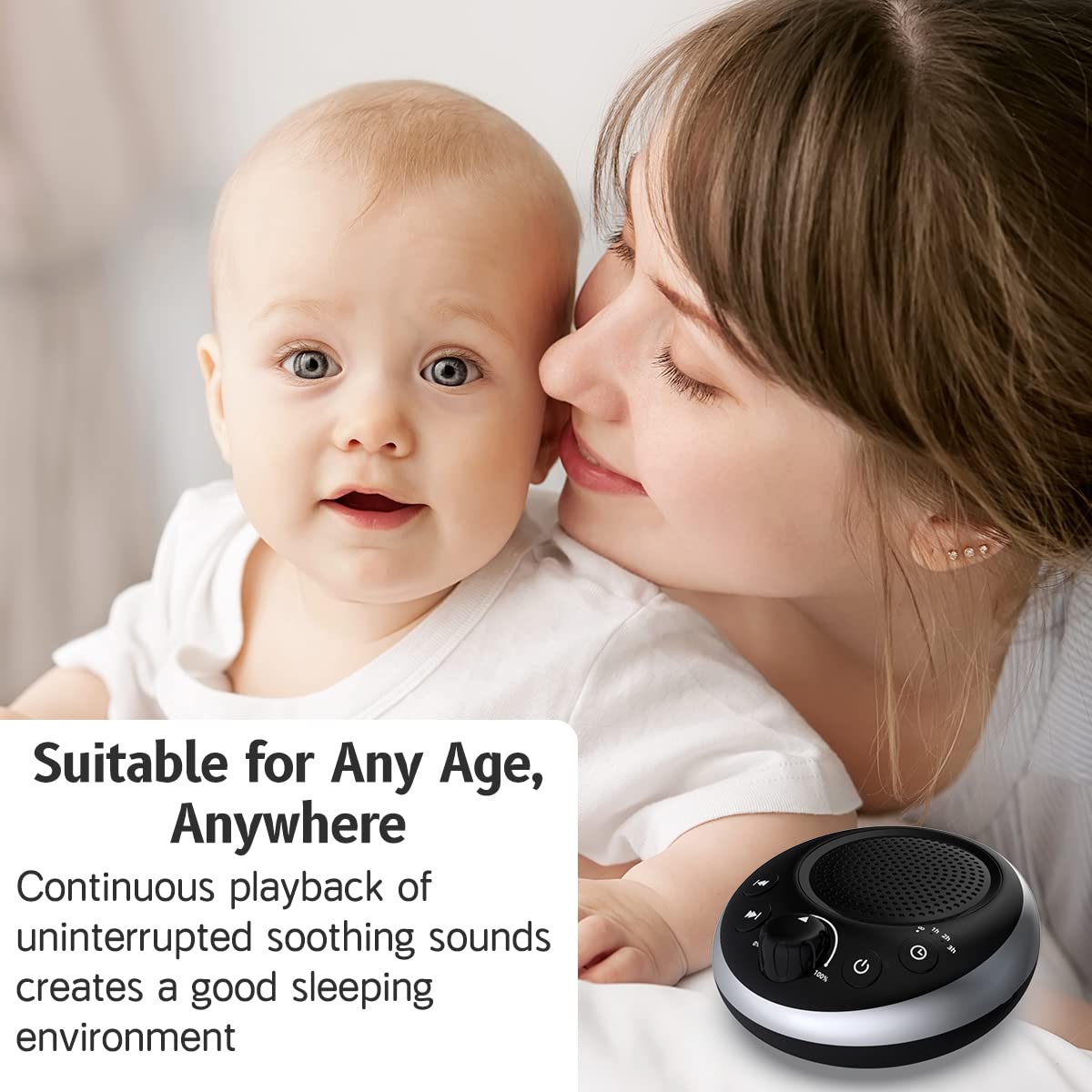 Idealsleep-machine-sons-30-bebe-dormi : ambiance douce pour l'endormissement des nourrissons.