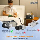 IDEAR Climate Series 10: Tuyau CPAP, contrôle de température ajustable pour un confort personnalisé.