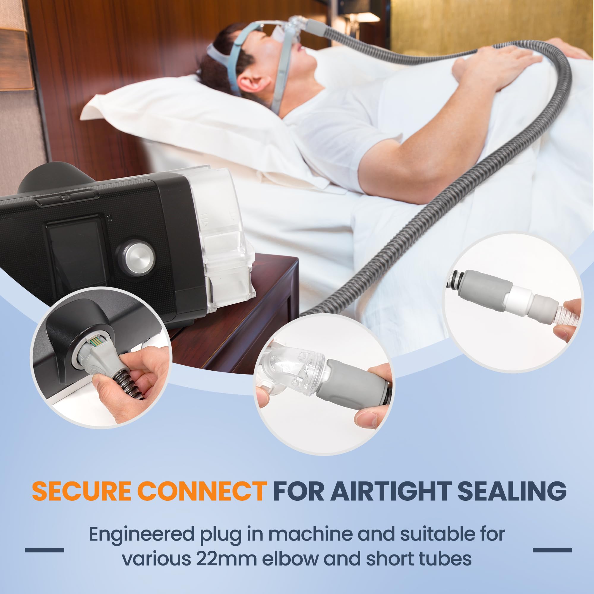 IDEAR Climate Series 10: Tuyau CPAP, montage simple et utilisation sans effort.